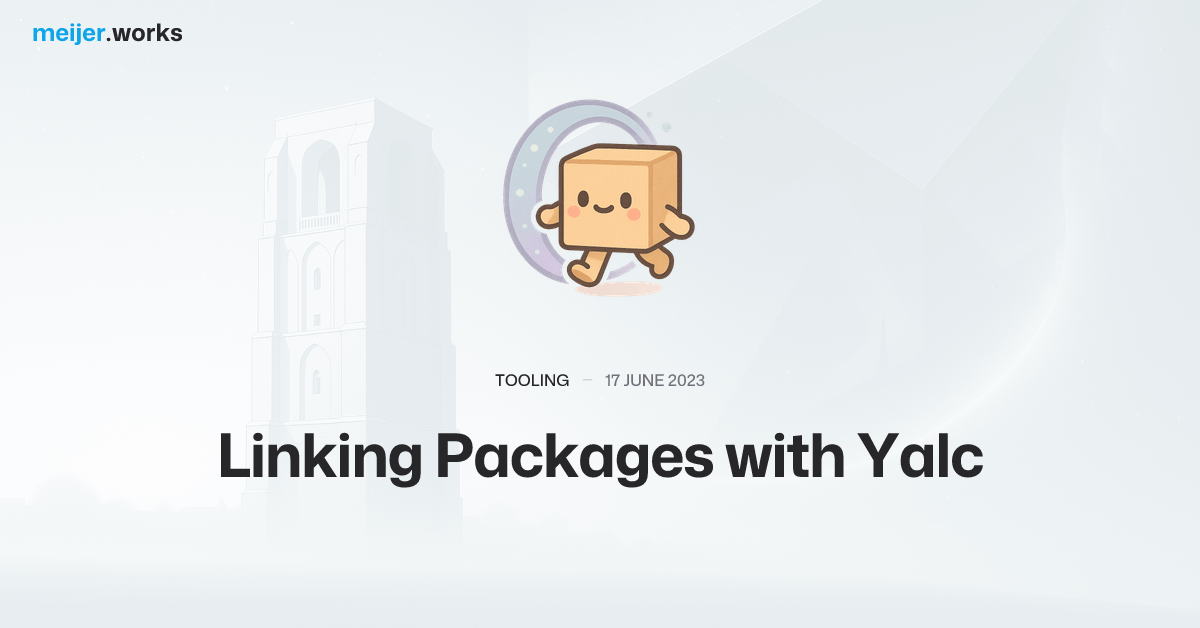 Linking Packages with Yalc